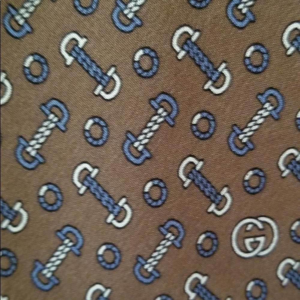 Vintage Gucci Men’s Tie - Picture 6 of 7